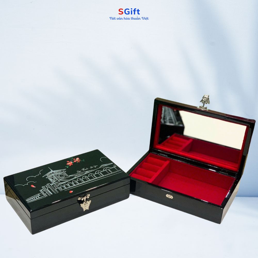 hộp trang sức sơn mài