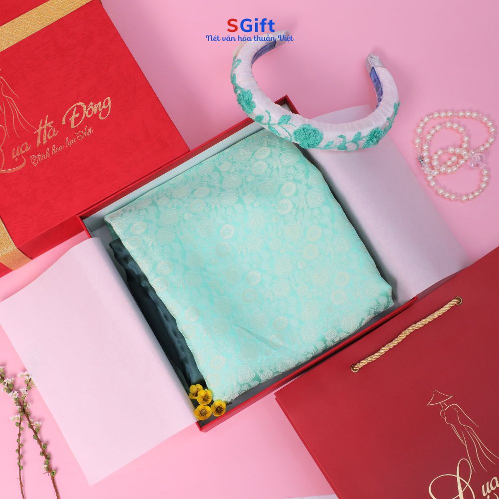 vải áo dài lụa tơ tằm cao cấp