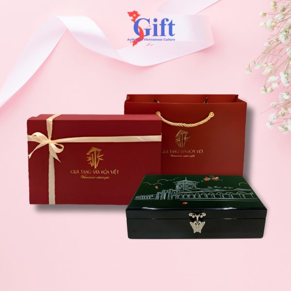 Hộp trang sức sơn mài