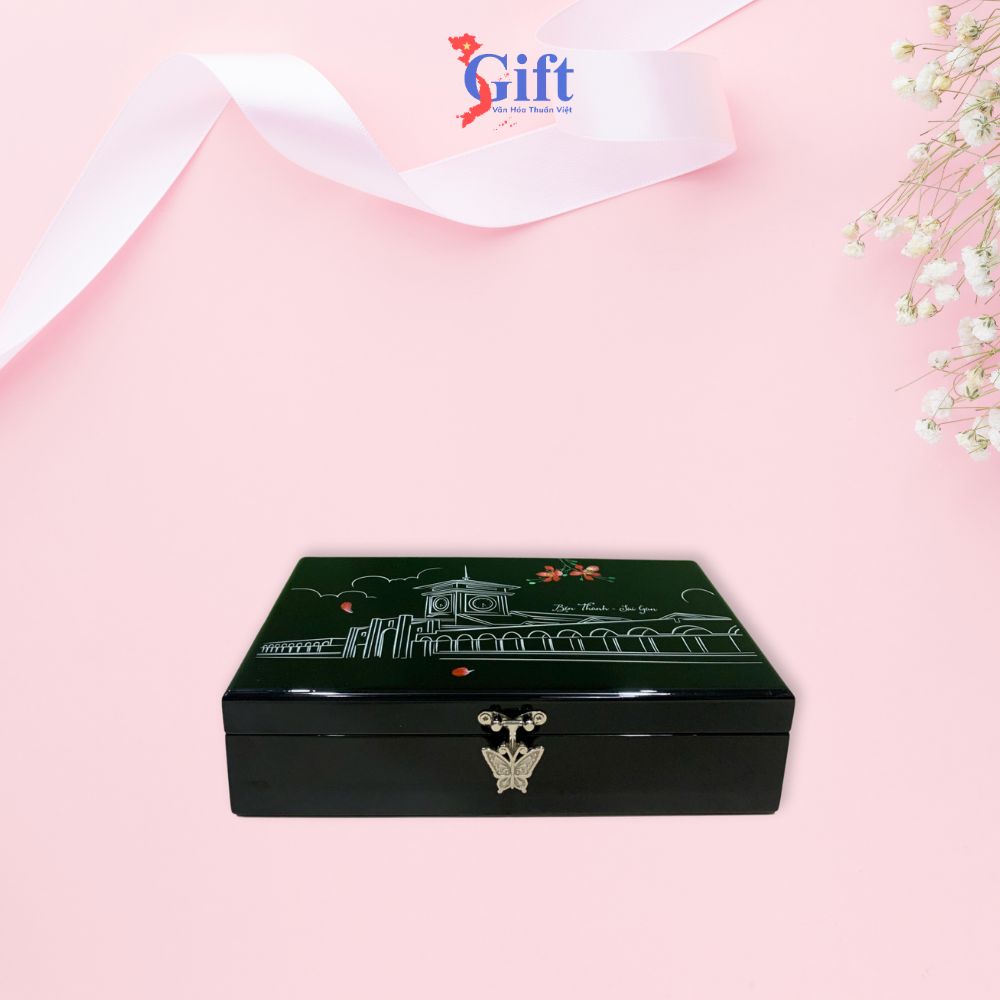 Hộp trang sức sơn mài
