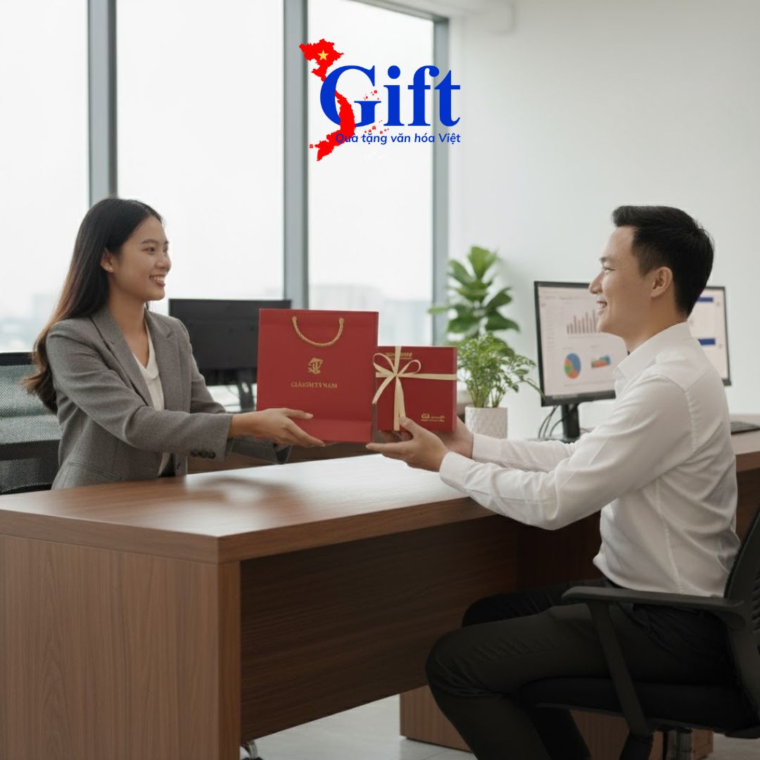 Đế Lót Ly Đồng Quê Trắng Đen Sgift quà tặng văn hóa Việt