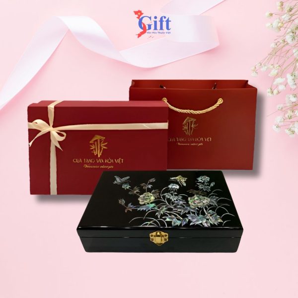 hộp trang sức sơn mài