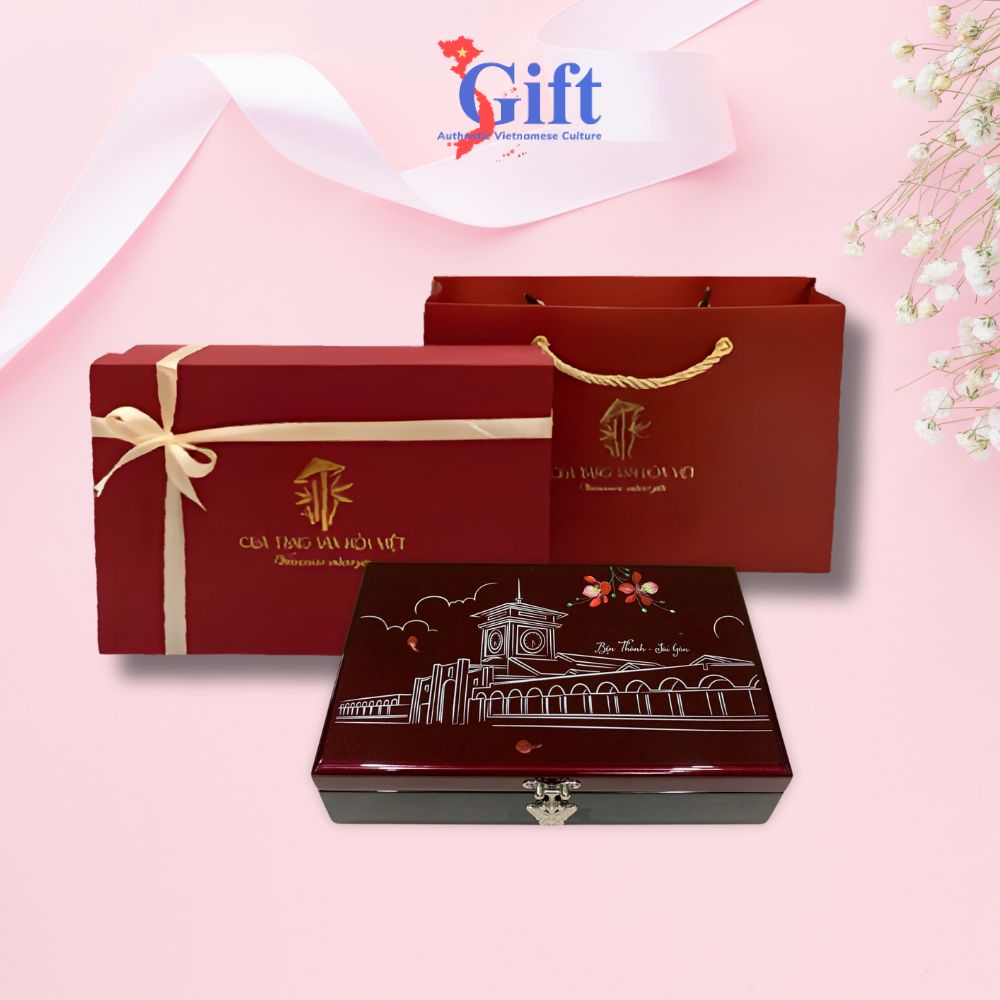 Hộp trang sức sơn mài