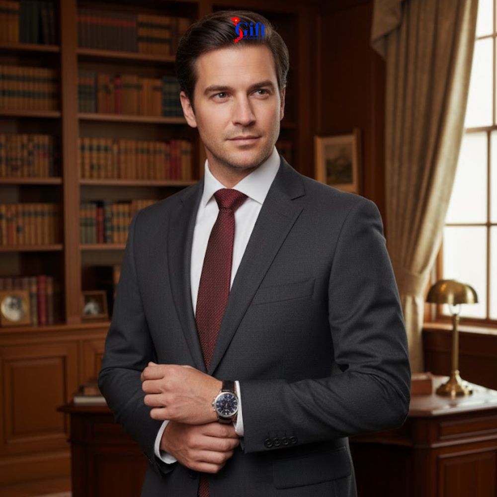 Cà vạt lụa cao cấp họa tiết chấm bi đỏ (5) Cà Vạt Lụa Tơ Tằm Họa Tiết Chấm Bi Đỏ