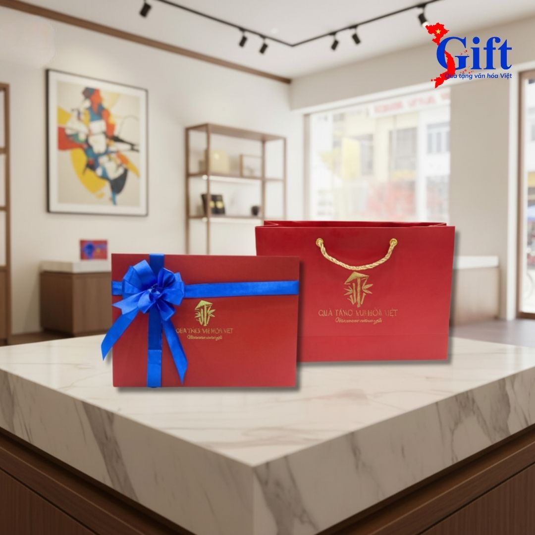 Hộp quà vải lụa tơ tằm Hà Đông Sgift (2) Hộp quà tặng cao cấp vải lụa tơ tằm Hà Đông