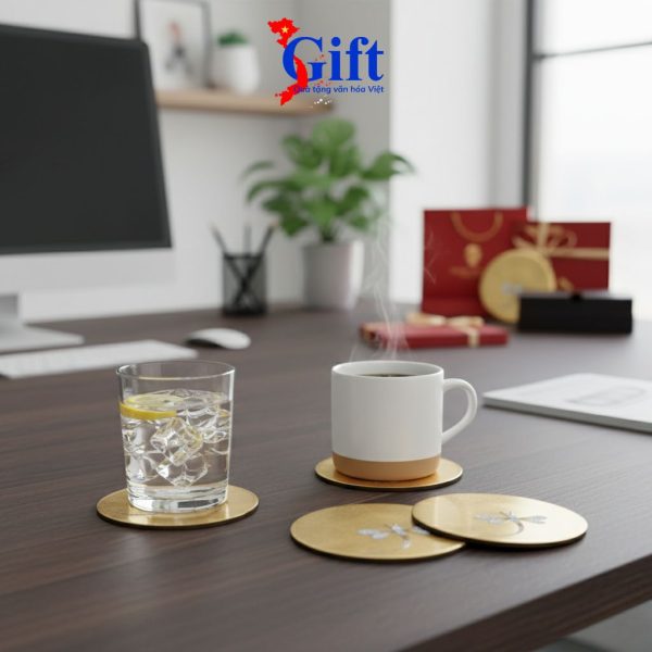 Lót Ly Sơn Mài mỹ nghệ vẽ Chuồn Chuồn Cẩn Trứng Vàng