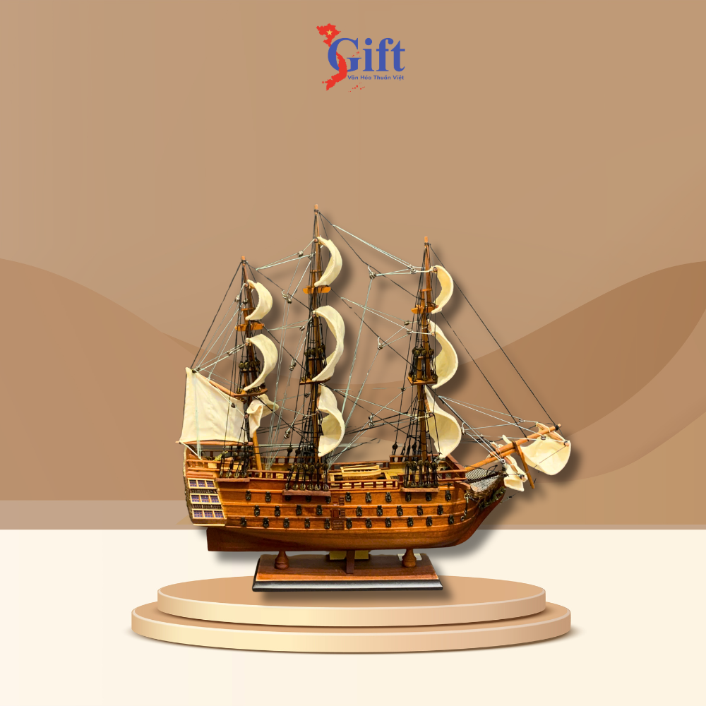Mô Hình Tàu Thuyền Chiến Cổ HMS Victory