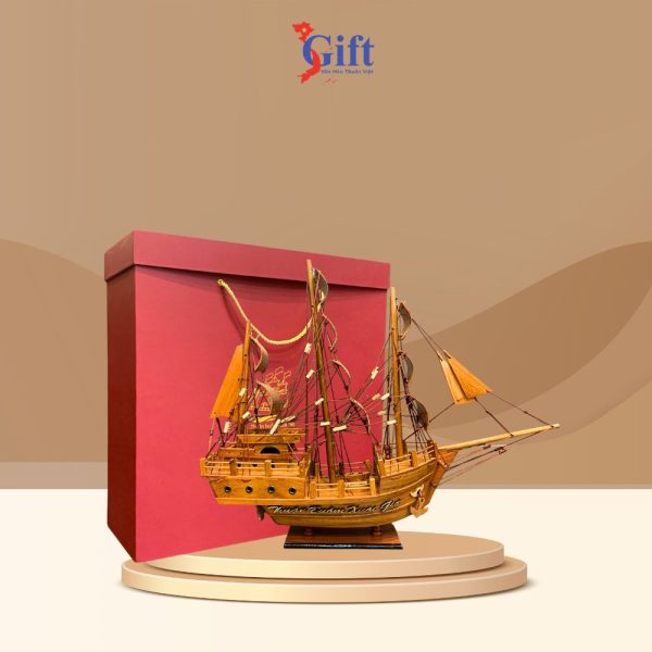 Mô Hình Tàu Thuyền Thái Lan gỗ hương