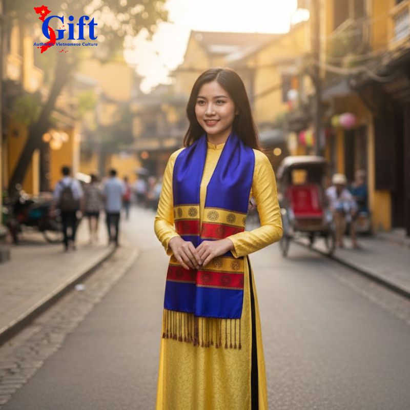 khăn lụa trống đồng (2)