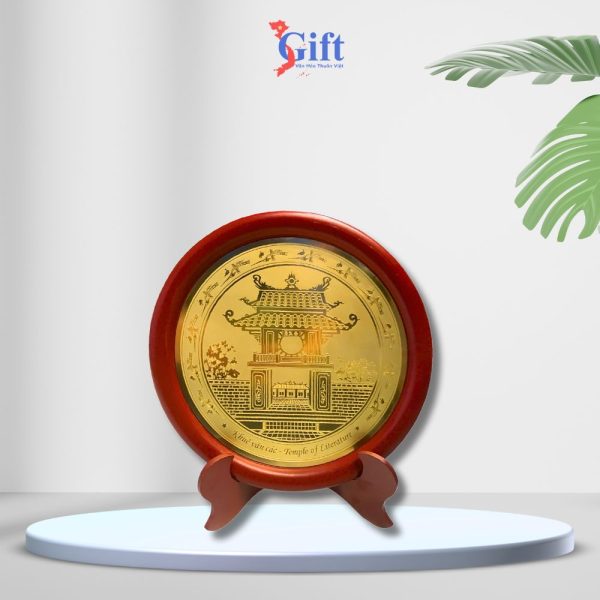Đĩa đồng lưu niệm cảnh Khuê Văn Các MNV-DD03/23