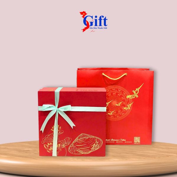 Hộp quà tặng tranh đĩa soen mài SGift