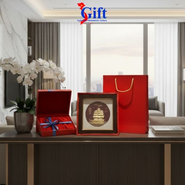 24K Gold-Plated Copper Painting