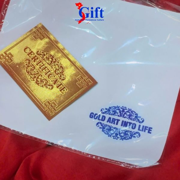 24K Gold-Plated Copper Painting