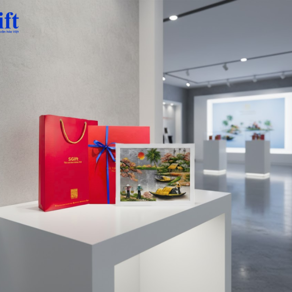 Bộ Tranh Sơn Mài Đồng Quê Dát Lá Bạc: Tuyệt Tác Kết Hợp Văn Hóa Và Nét Đẹp Hiện Đại