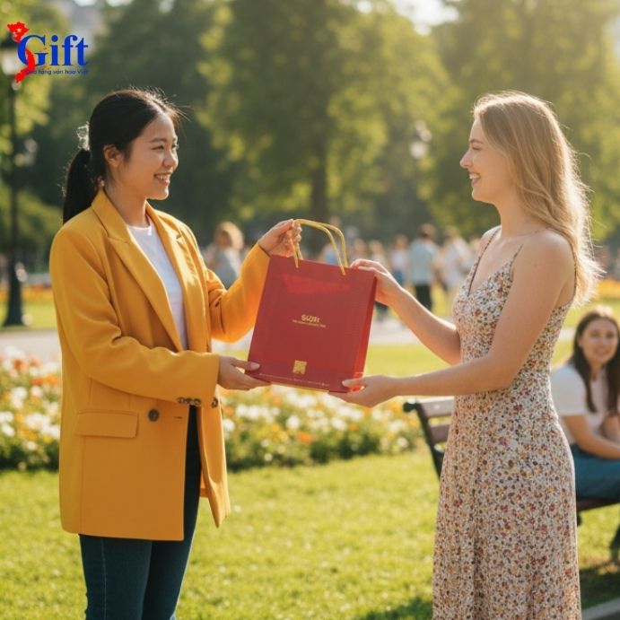 hình ảnh mô ta tặng quà Sgift, quà tặng cao cấp cho doanh nghiệp