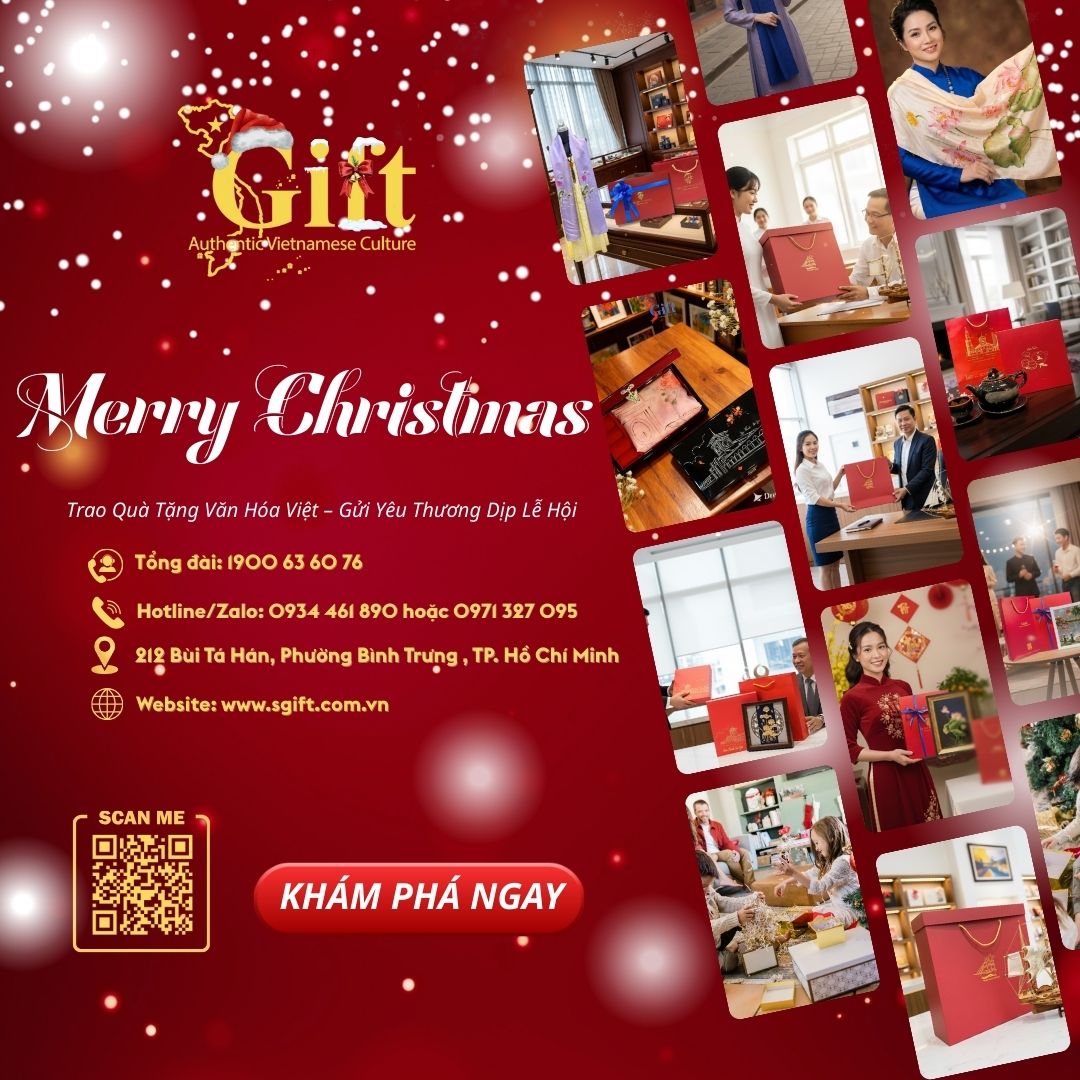 banner Sgift mobile giáng sinh 2026 quà tặng doanh nghiệp cao cấp