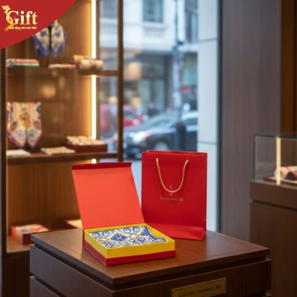 Khăn Lụa Cao Cấp Dancing Color 100% Silk "60x60cm"  SG-HBHT60-07