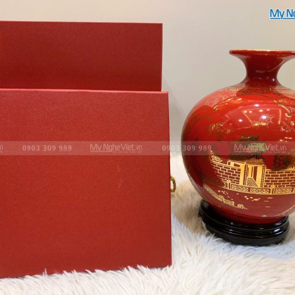 Bình Hút Tài Lộc Vẽ Tam Cảnh Hà Nội MNV-HBT22/4