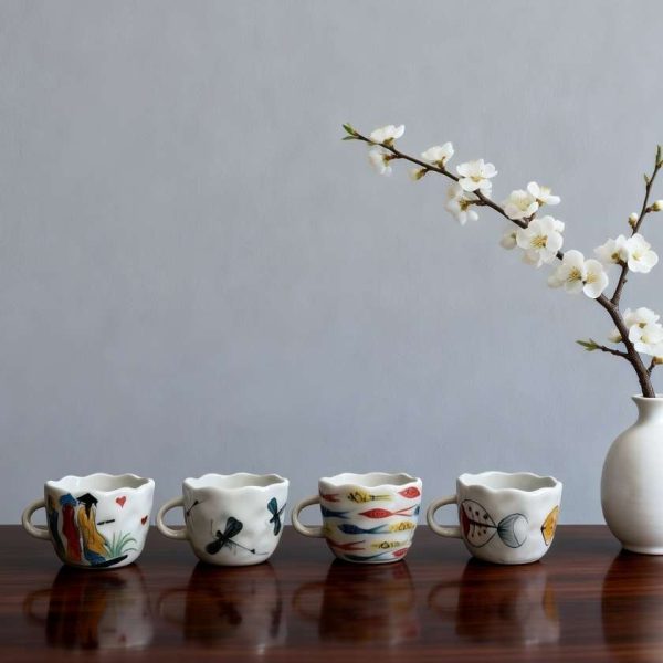 Ly Sứ Miệng Lượn Nhiều Mẫu SGLSH02 – Quà Tặng Doanh Nghiệp SGIFT Giá Tốt