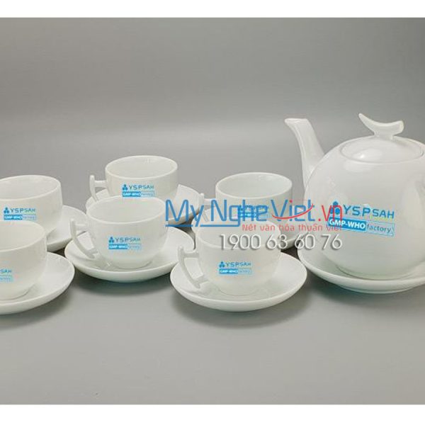 Bình trà Bát Tràng dáng bưởi cành - YSPSAH (HÀNG ĐẶT)