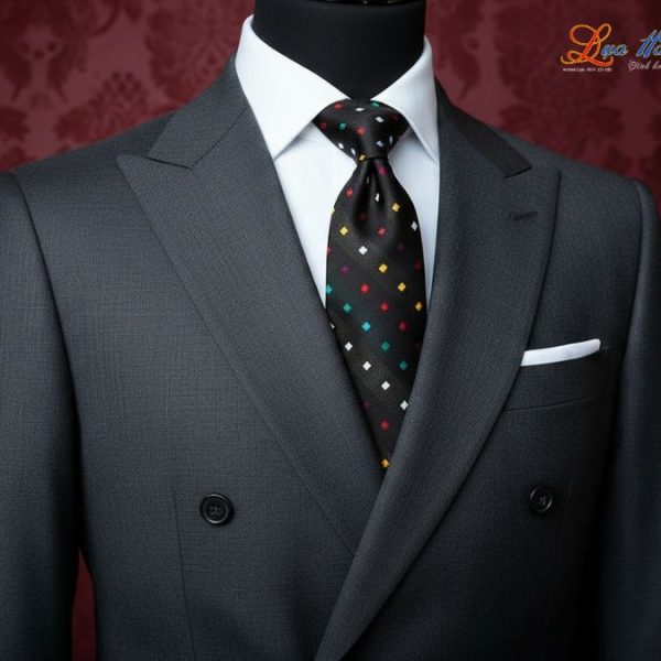 Cà vạt lụa tơ tằm họa tiết  ô vuông nhiều màu MNV-CRV29