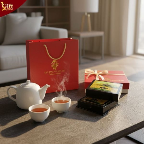 Đế lót ly sơn mài đồng quê