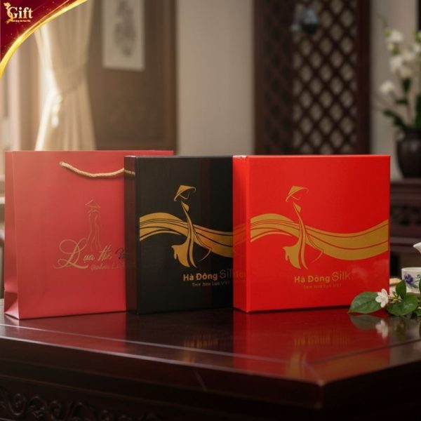 Hộp Sơn Mài Lụa Hà Đông