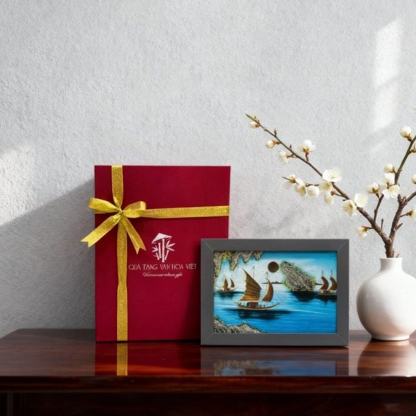Tranh Sơn Mài Vịnh Hạ Long – Quà Tặng Đối Ngoại Đẳng Cấp SGTSM2535.6