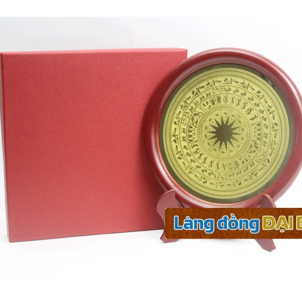 Đĩa đồng lưu niệm mặt trống đồng Đồng Sơn