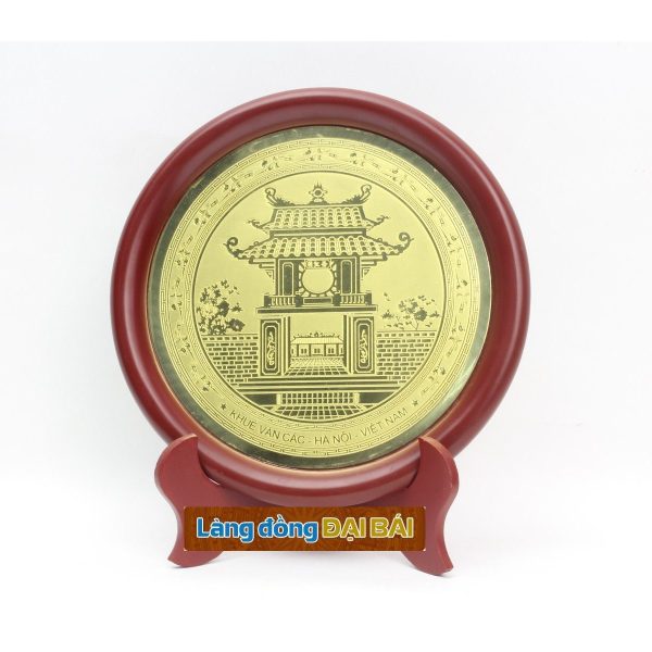 Đĩa đồng lưu niệm Khuê Văn Các