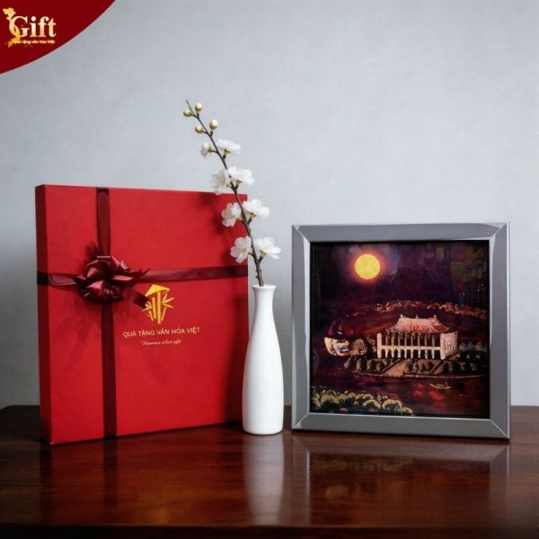 Tranh Sơn Mài Bến Nhà Rồng