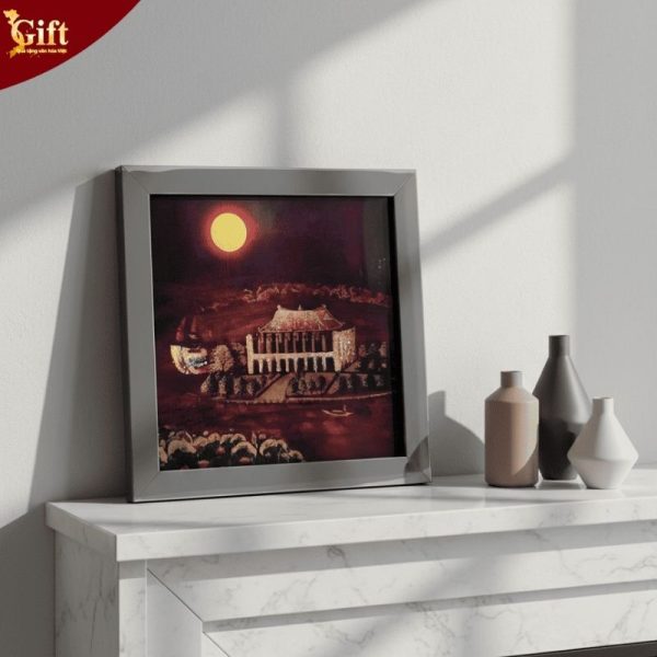 Tranh Sơn Mài Bến Nhà Rồng