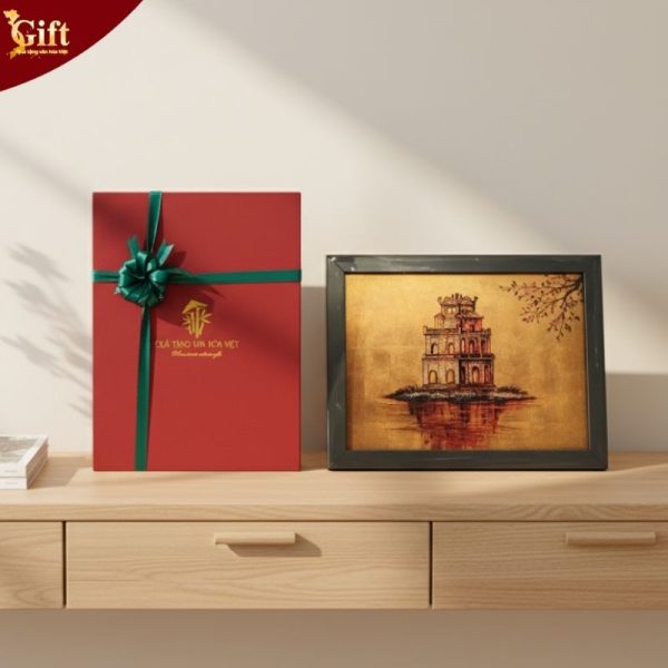 Tranh Sơn Mài Vẽ Hồ Gươm