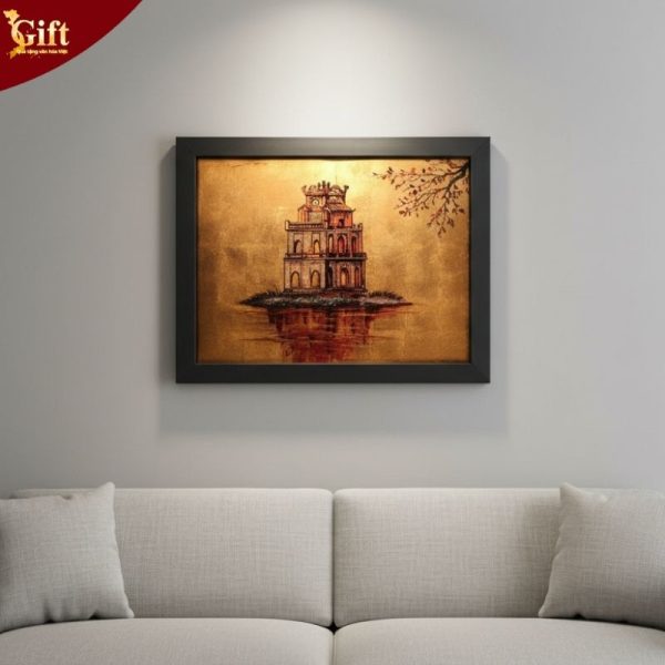 Tranh Sơn Mài Vẽ Hồ Gươm